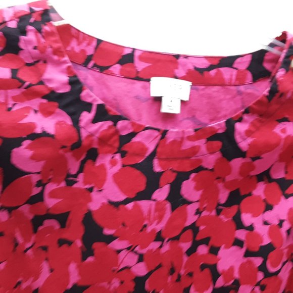 J. Crew  Reimagined Short Sleeve Pullover Blouse Top Shirt Shoulder Buttons Med - Picture 5 of 15